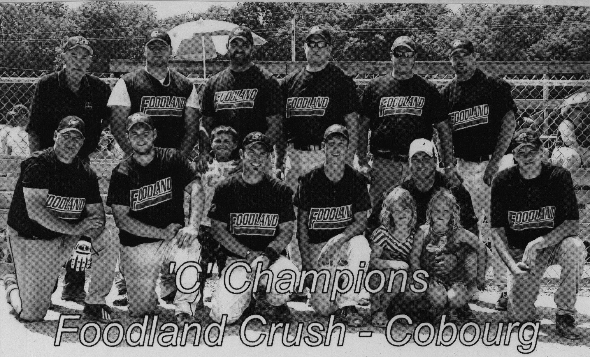 Softball -Grafton Tournament -2012 -Mens-C Champs-Foodland Crush