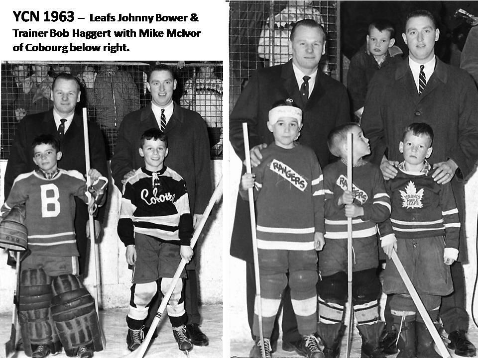 YCN-63-Johnny Bower & Tr. Bob Haggert-Mike McIvor