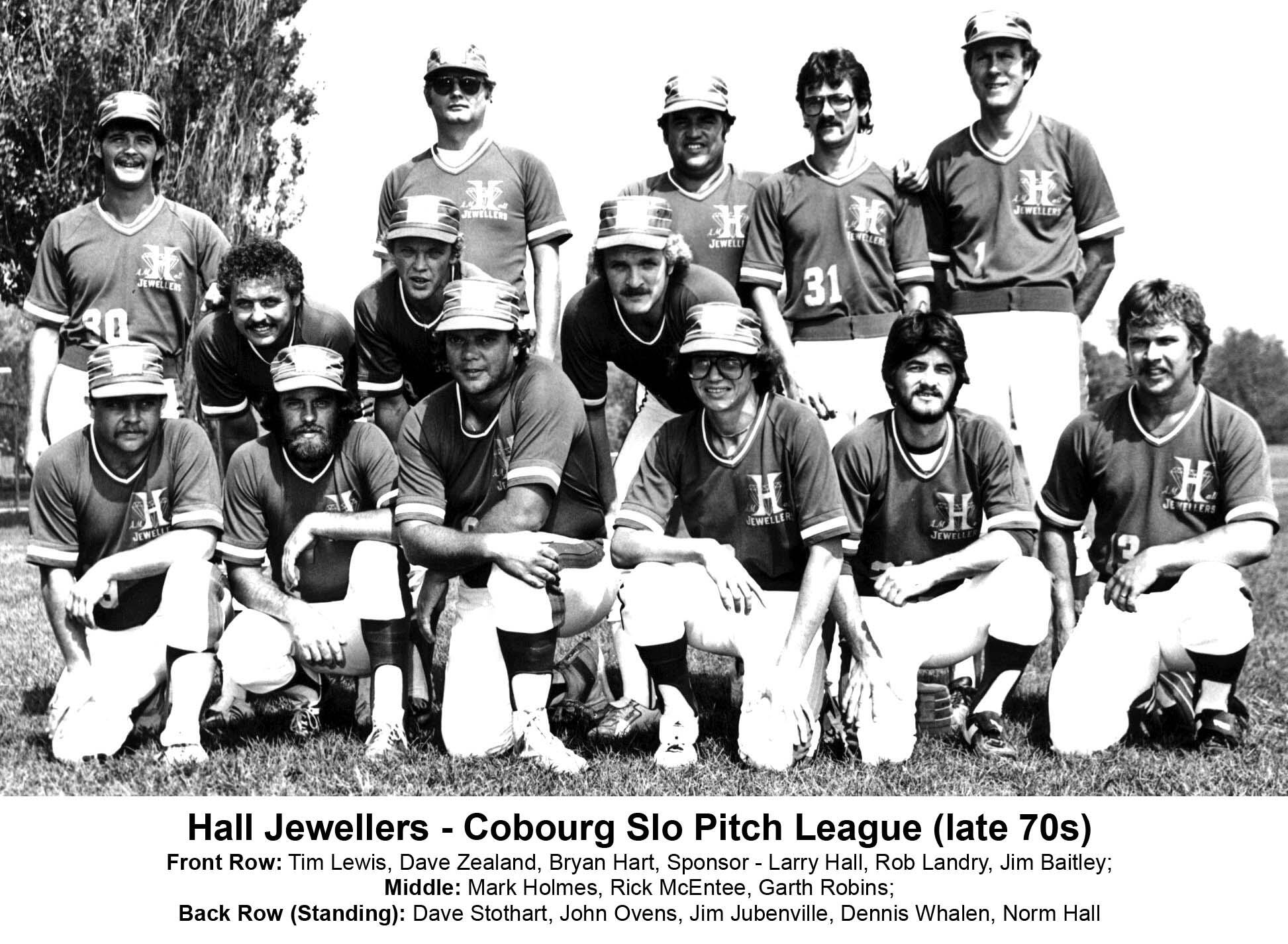 32JJ-Cobourg Slow Pitch League -Hall Jewellers