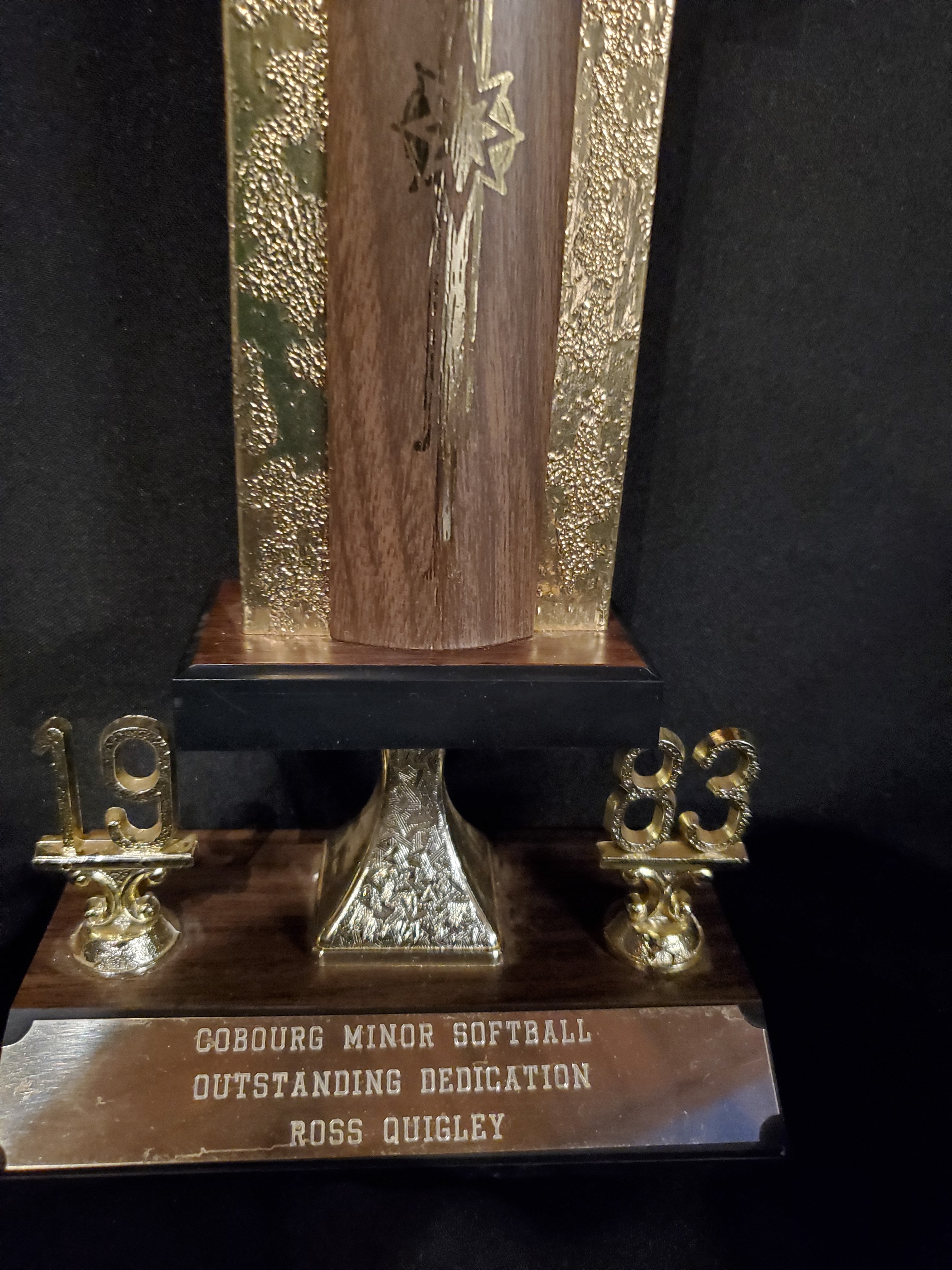 1983 Ross Quigley trophy