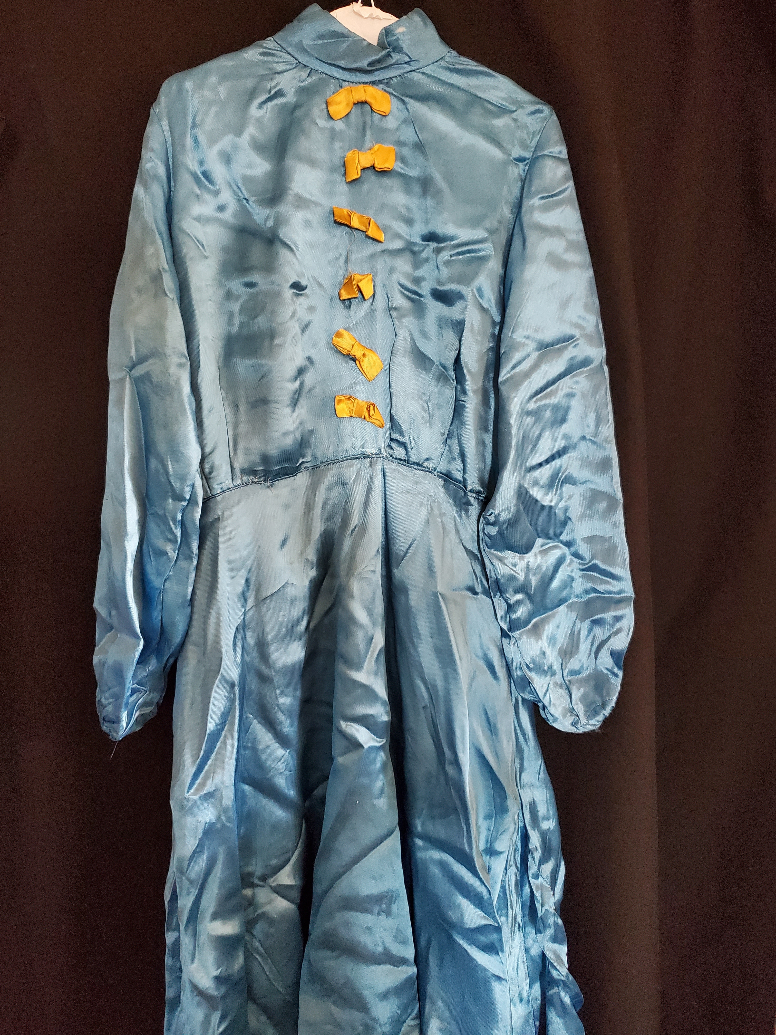 1935 Baltimore Figure Skating satin Dress costume