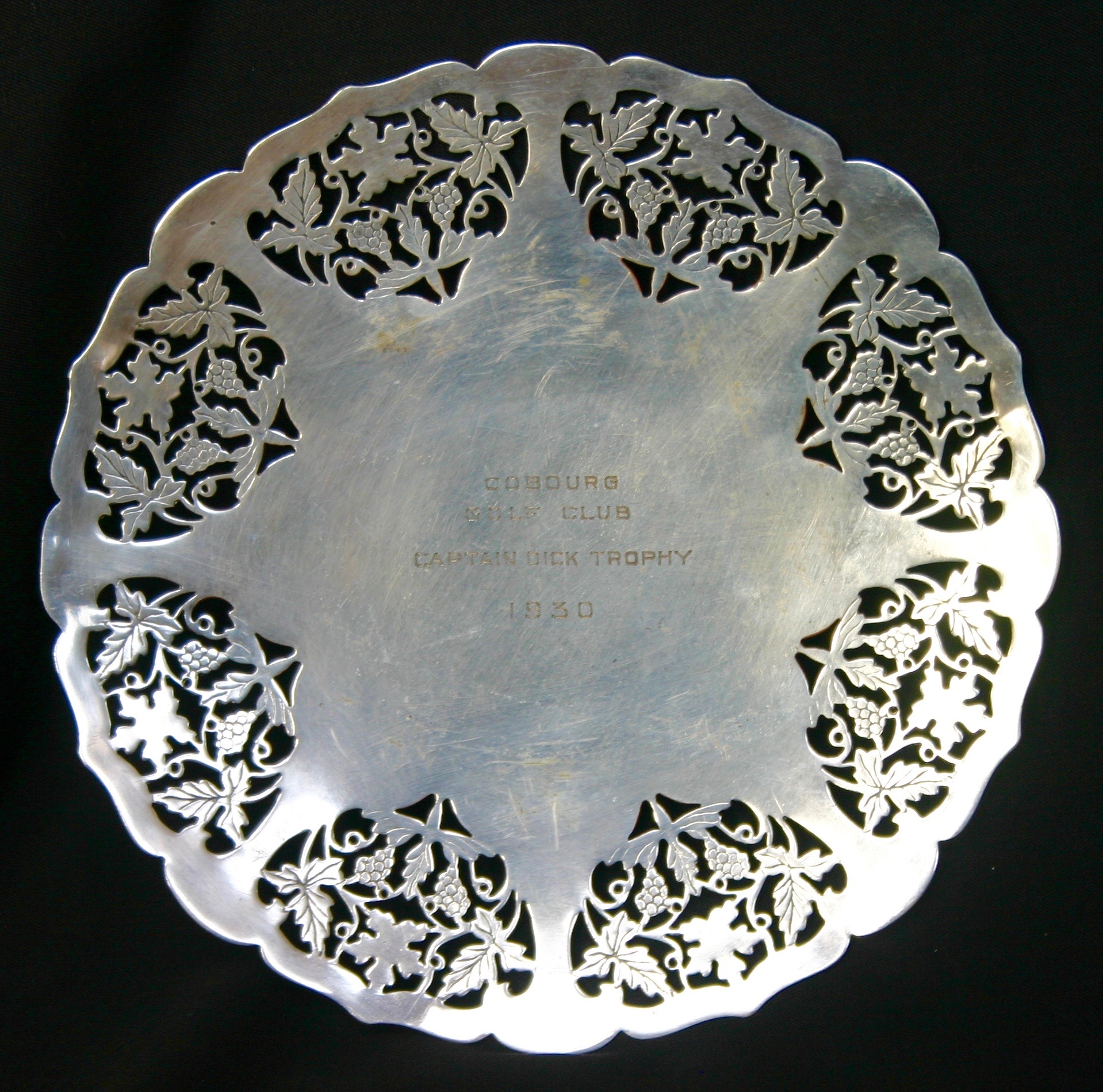1930 Cobourg Golf women's champ silver plate