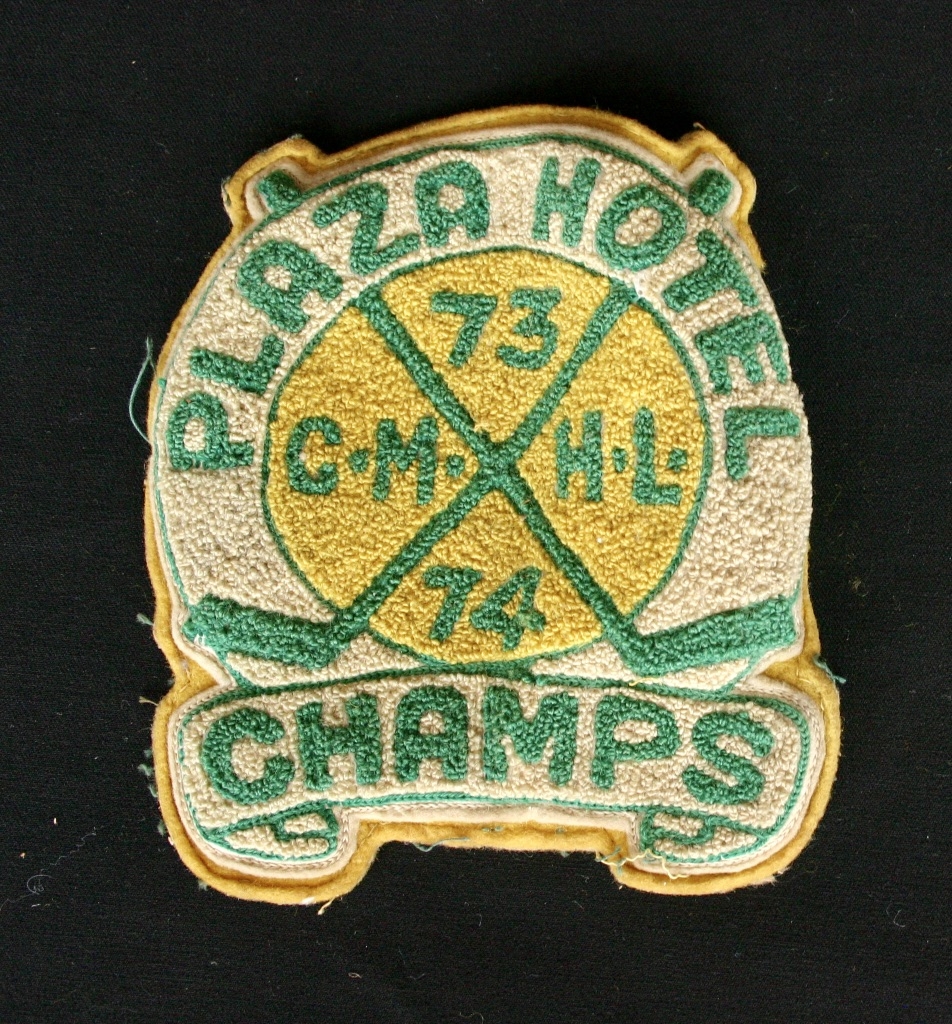 1973-74 Cobourg Men's Mercantile hockey crest
