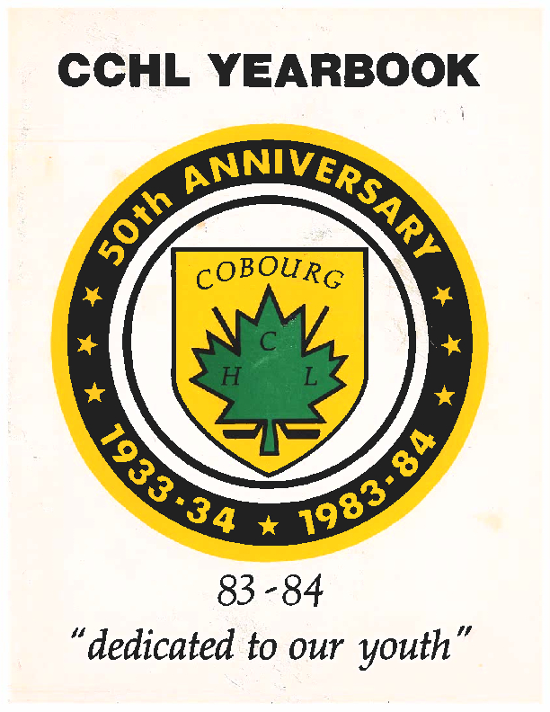 1984 CCHL yearbook celebrating 50 years