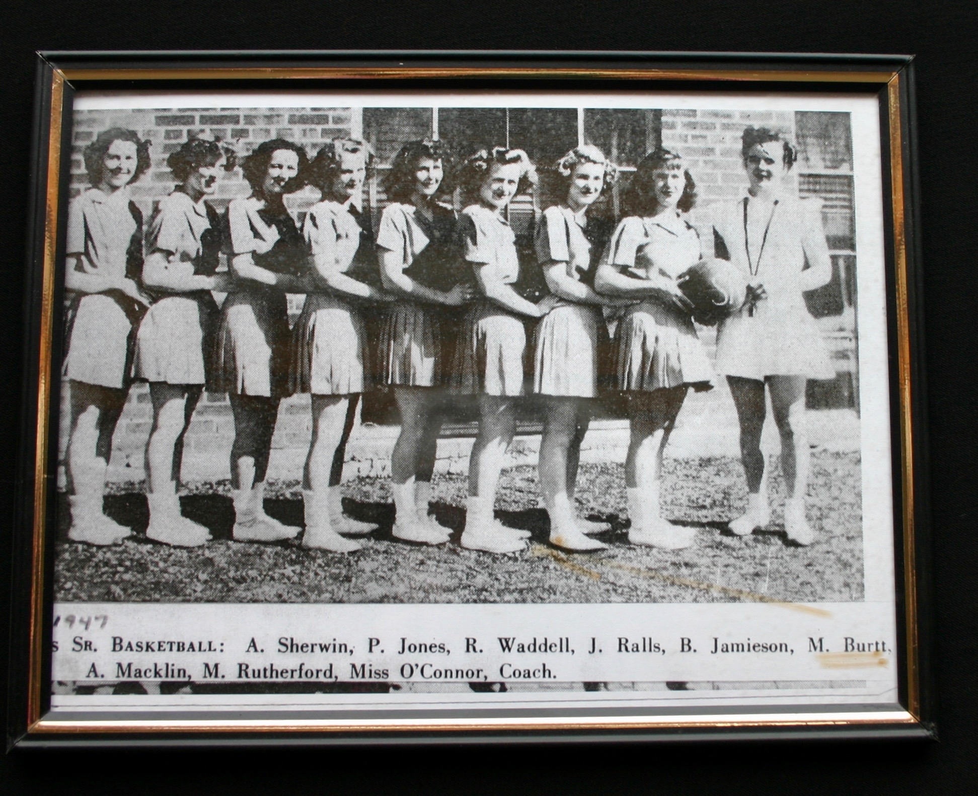 1947 CCI Senior Girls Basketball Team