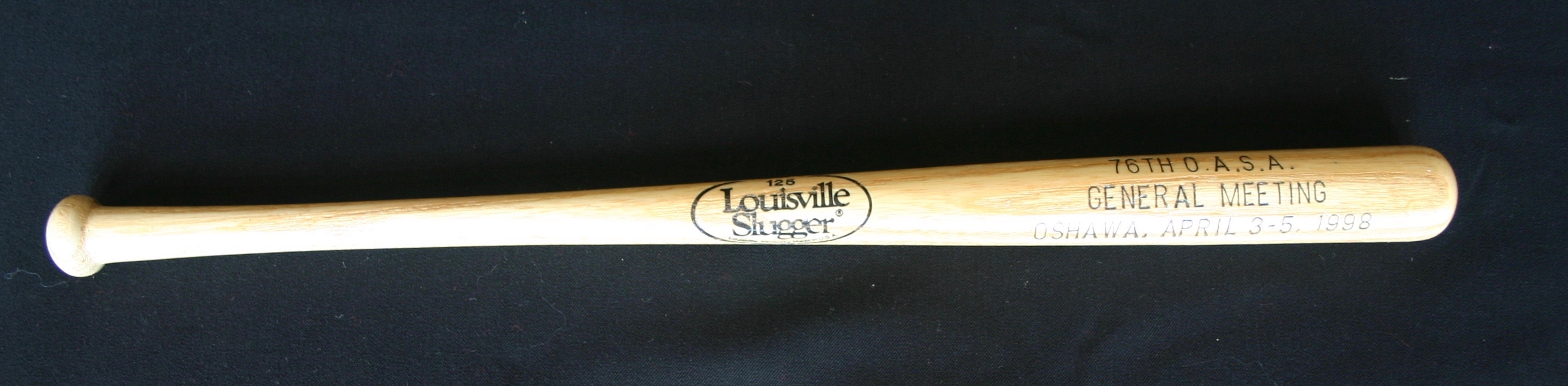 1998 Cold Springs Cats OASA miniature bat