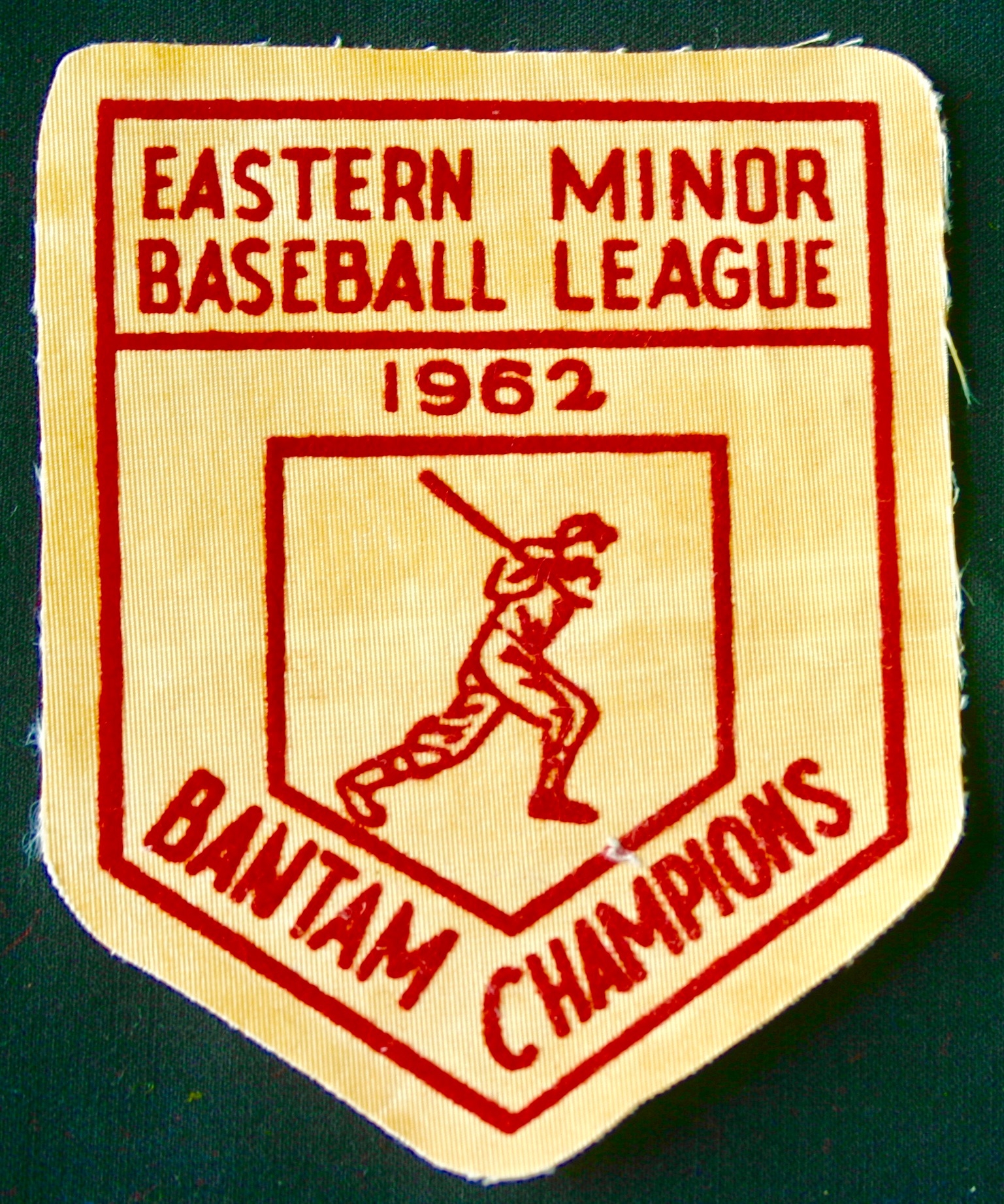 1962 Cobourg Minor Baseball Bantam crest