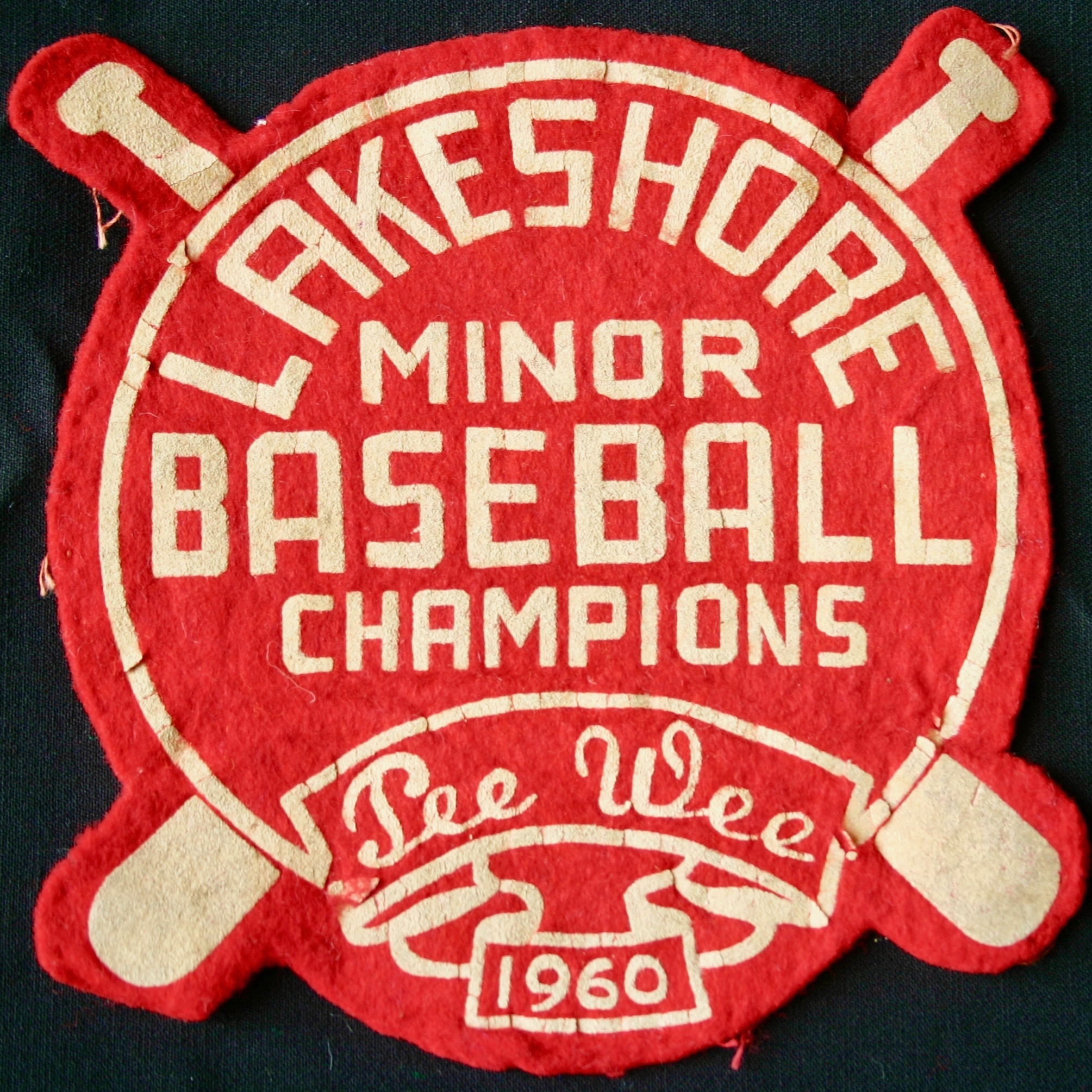 1960 Cobourg Minor Baseball PeeWee crest