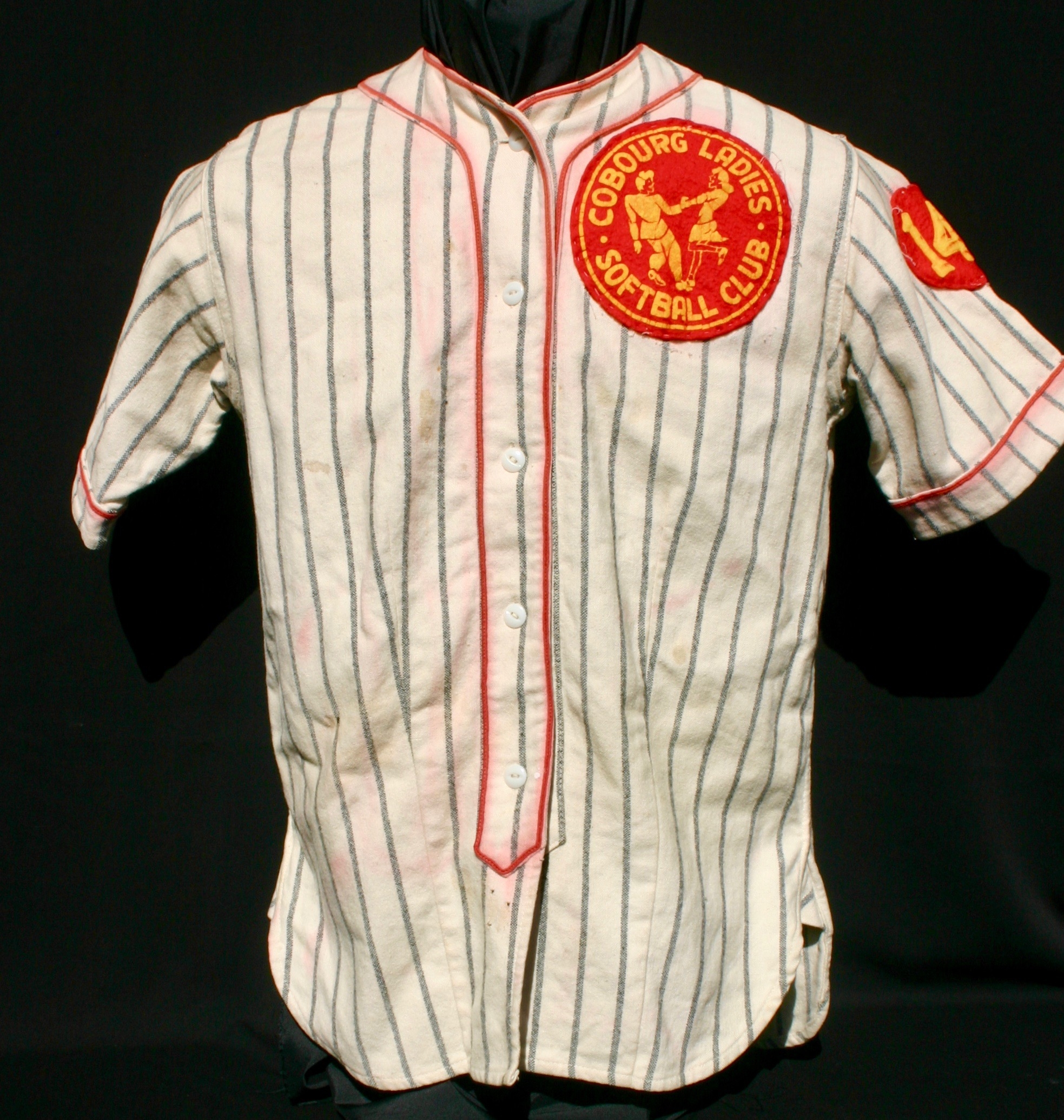 1935 Cobourg Ladies Softball club uniform #14