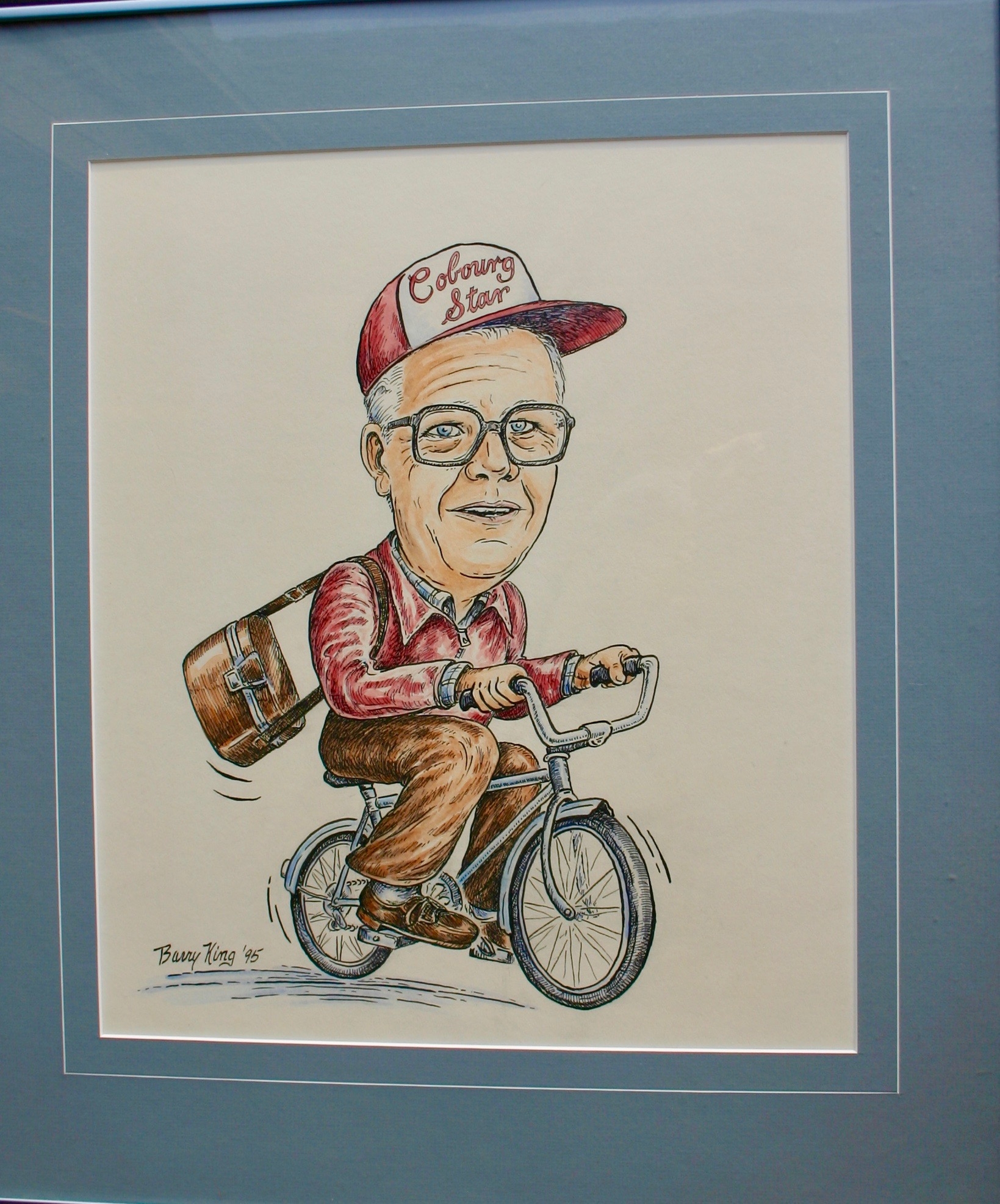 1995 Layton Dodge- Barry King colour caricature
