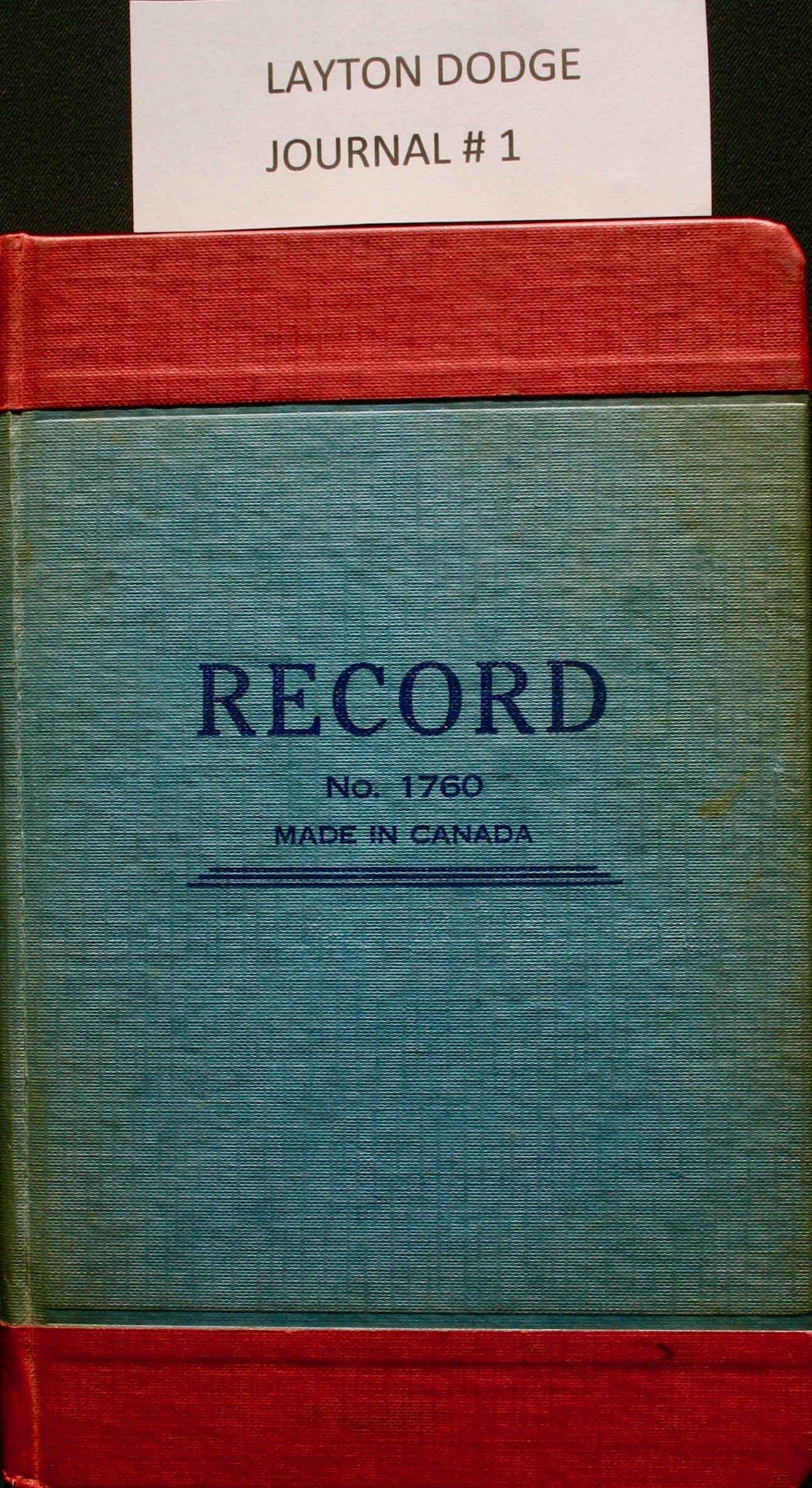 1960 Layton Dodge scorebook #1 hockey Leagues