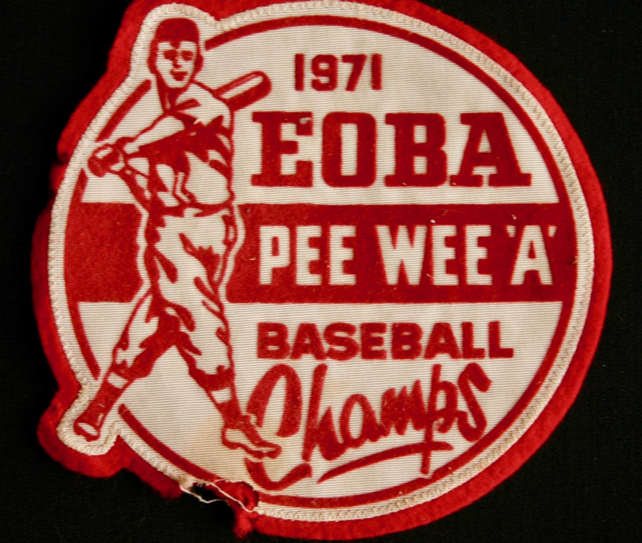 1971 Cobourg Legion Baseball PeeWee crest