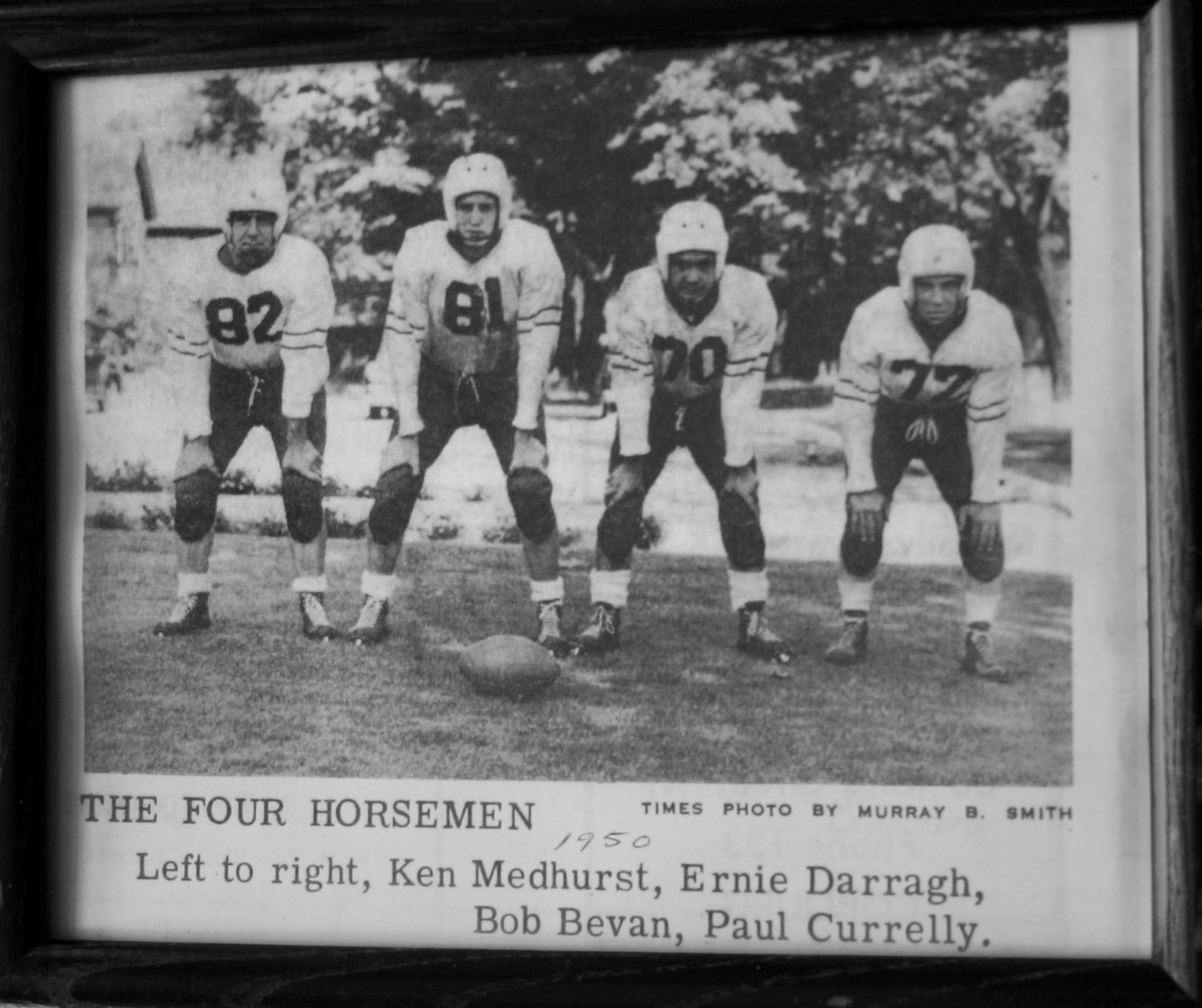 1950 Galloping Ghosts- The Four Horsemen photo