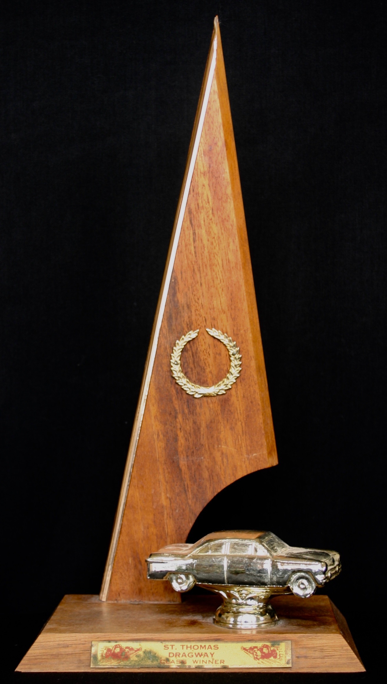 1962 Don Ito trophy dragstrip car class winner