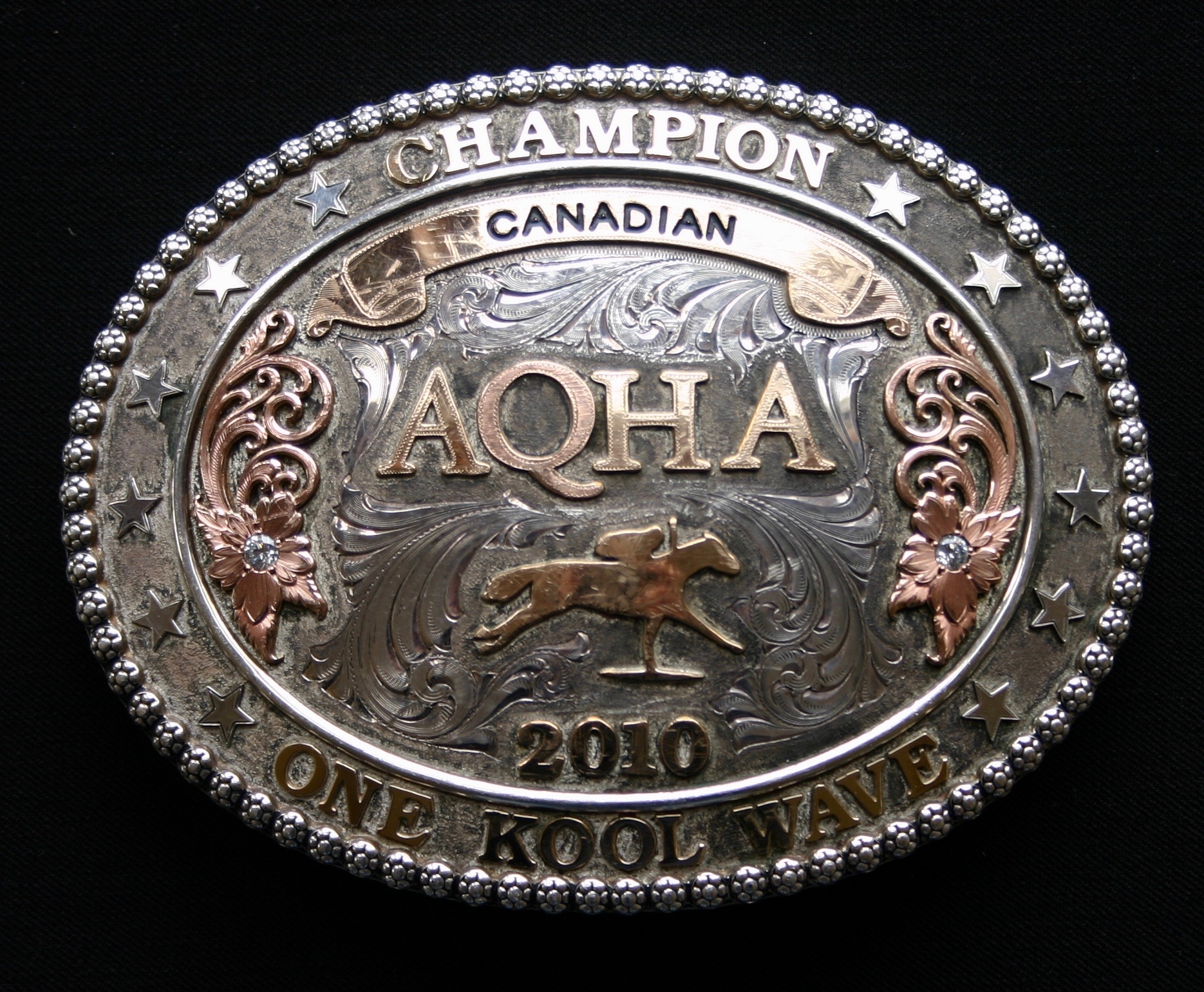 2010 Don Ito Belt Buckle award for One Kool Wave