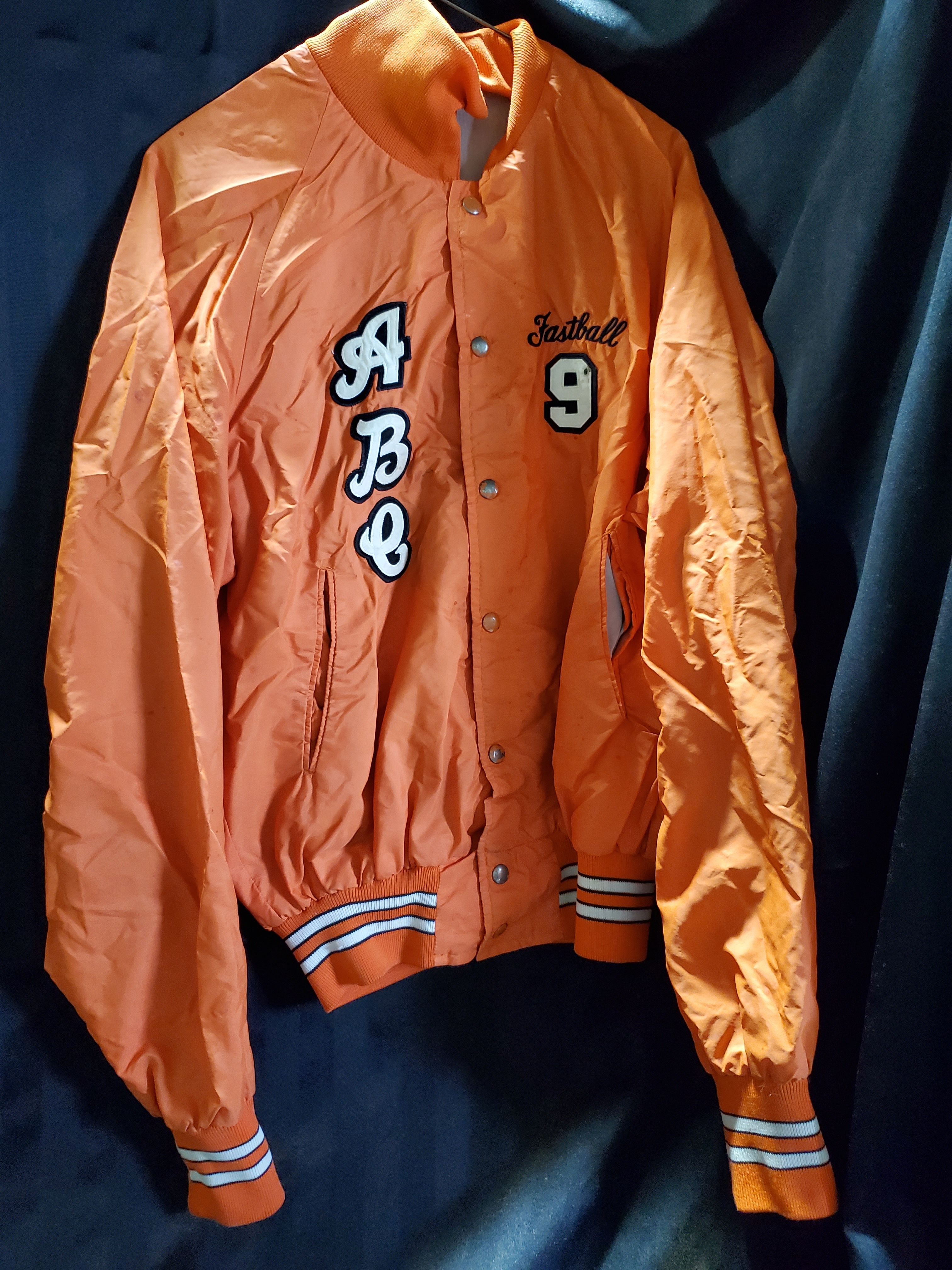 1985 Marty Kernaghan nylon fastball jacket