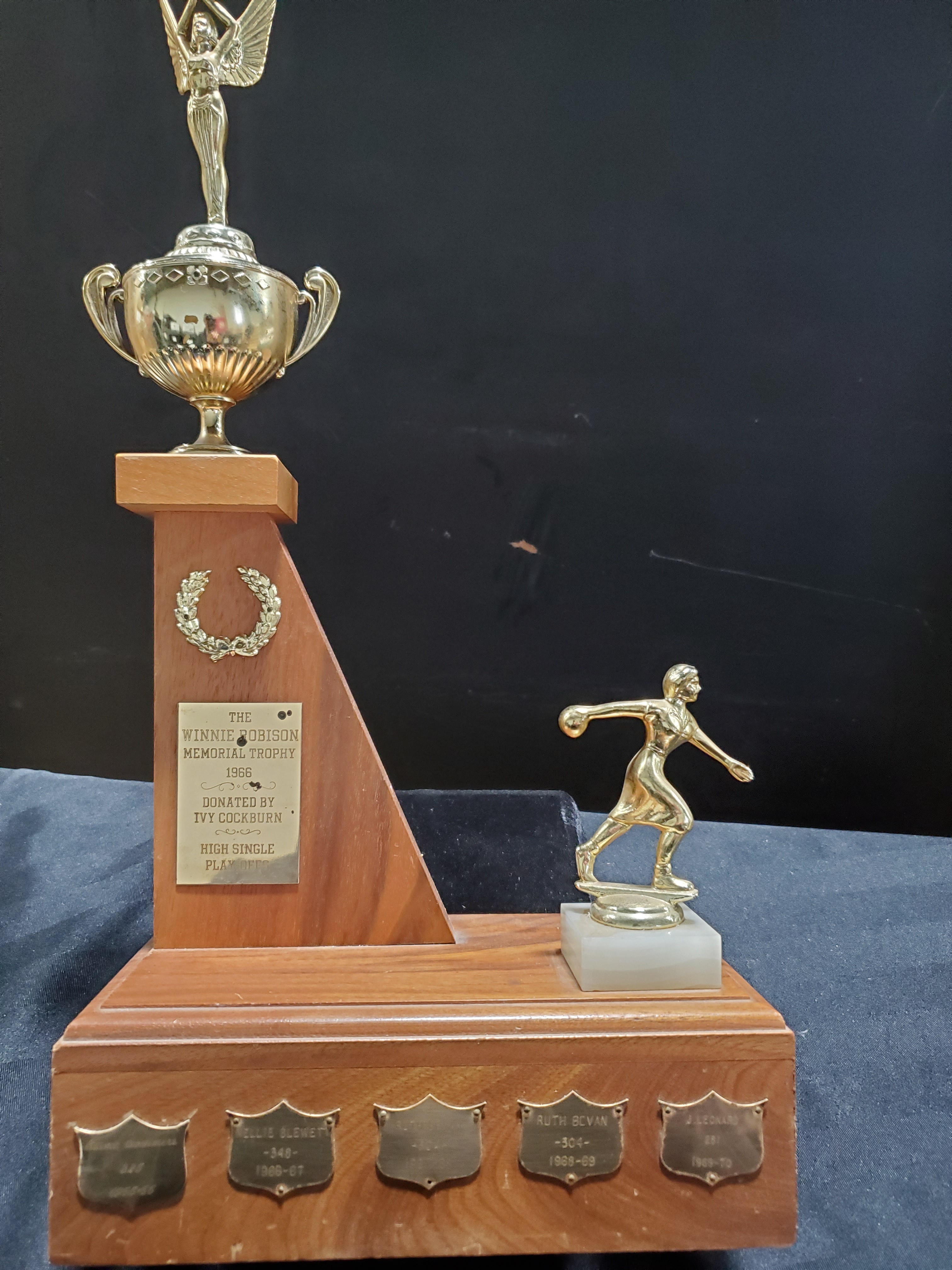 1966 Cobourg Legion Bowling Trophy