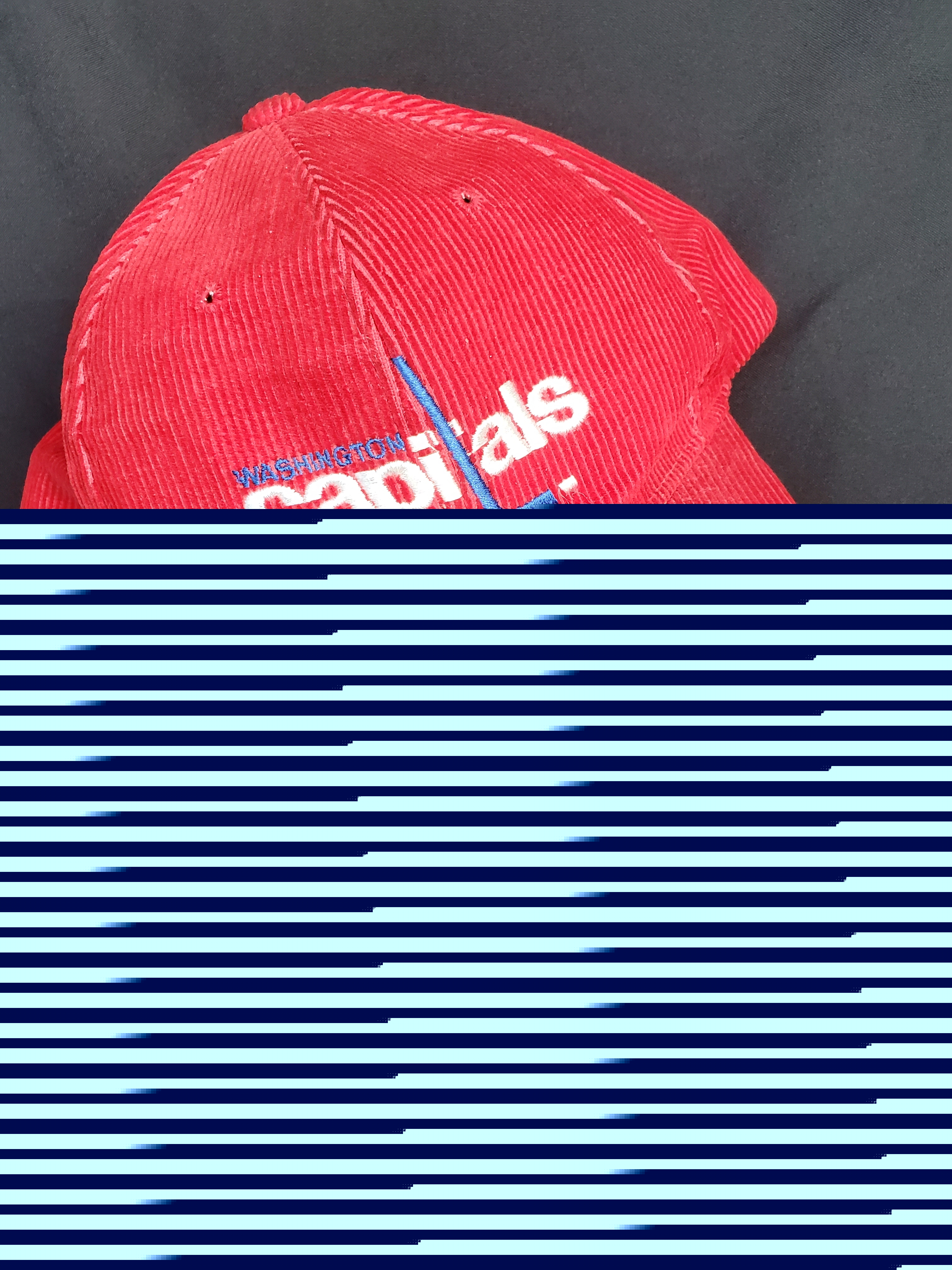 Gord Brooks ball cap with Washington Capitals