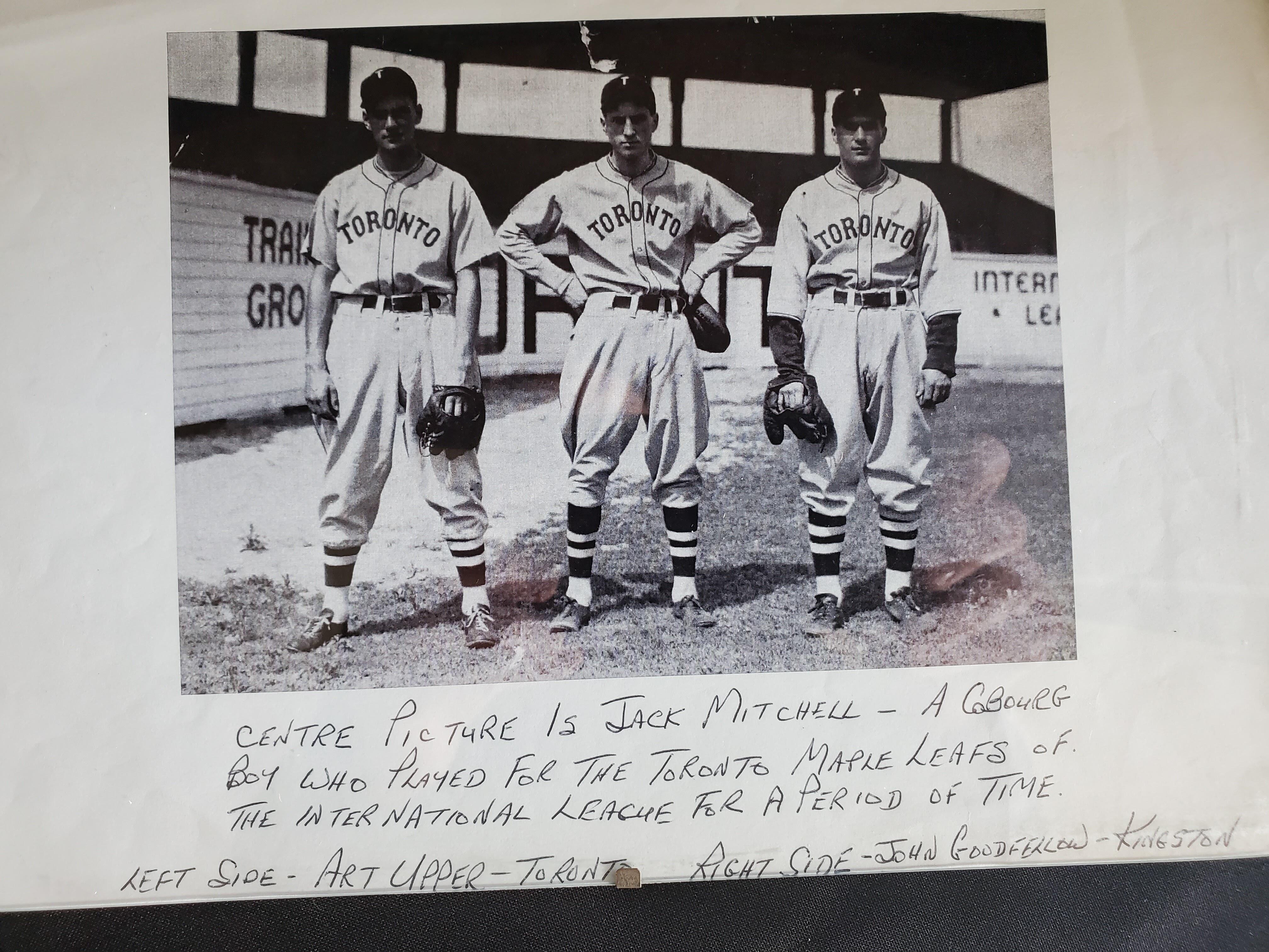 1937 Jack Mitchell photo w-2 other baseball player | Cobourg and ...