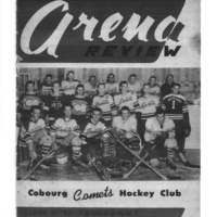 1954 program- Cobourg Comets vs Lakefield