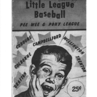 1955 OBA little league souvenir yearbook