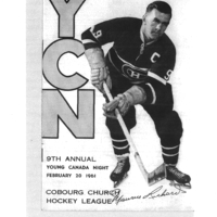 1961 CCHL Young Canada Night program