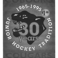 1994-95 program Cobourg Cougars 30th Anniversary
