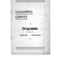 1949 program- Galloping Ghosts vs Queen's U