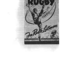 1950 Galloping Ghosts rugby football booklet