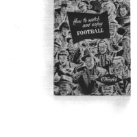 1951 Galloping Ghosts football booklet