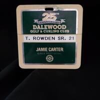 1999 Dalewood Golf 25th anniversary name tag