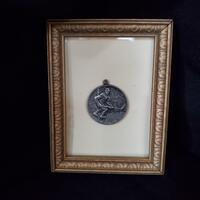 1978 Cobourg Mercantile Hockey silver medallion