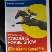1971 Program for Cobourg Horse Show at DND grounds