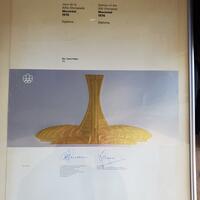 1976 Carol Radlo certificate as Olympic official