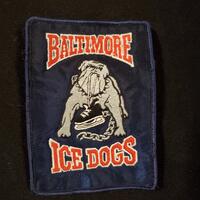 Neil Cane rectangular crest 'Baltimore Ice Dogs' w-logo