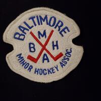 Neil Cane oval crest 'Baltimore Minor Hockey Association BMHA'