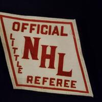Neil Cane rectangular crest 'Official Little NHL Referee'