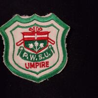 Neil Cane shield crest 'PWSU Umpire'