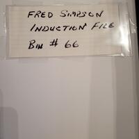 2020 Fred Simpson Induction Submission binder