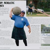 2012 Kevin Fast promoting heavy athletic events at the Cobourg Highland Games