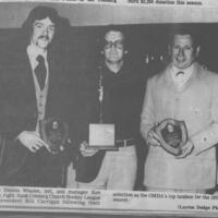 1979 Ken Petrie & Dennis Whelan OMHA Coach of Year