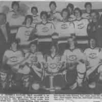1981 Ken Petrie-Knights of Columbus Bantams-CCHL Champs