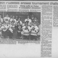 1988 Ken Petrie-Legion PeeWees win CCHL tourney consolation