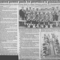 1990 Ken Petrie team Ontario PeeWee Baseball champions
