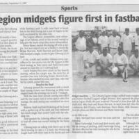 1997 Ken Petrie-Cobourg Legion Midgets win championship
