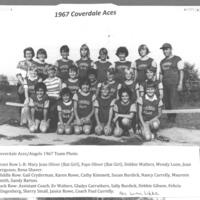 1967 Coverdale Aces Women's Fastball Team Photos