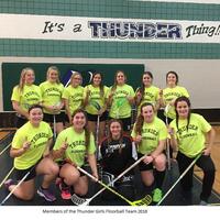 2018 St Mary's CSS photos of Thunder Floorball teams