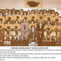 1975-76 Cobourg Cougars hockey team photo- junior C