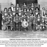 1976-77 Cobourg Cougars hockey team photo- junior C