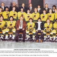1980-81 Cobourg Cougars hockey team photo- Junior C